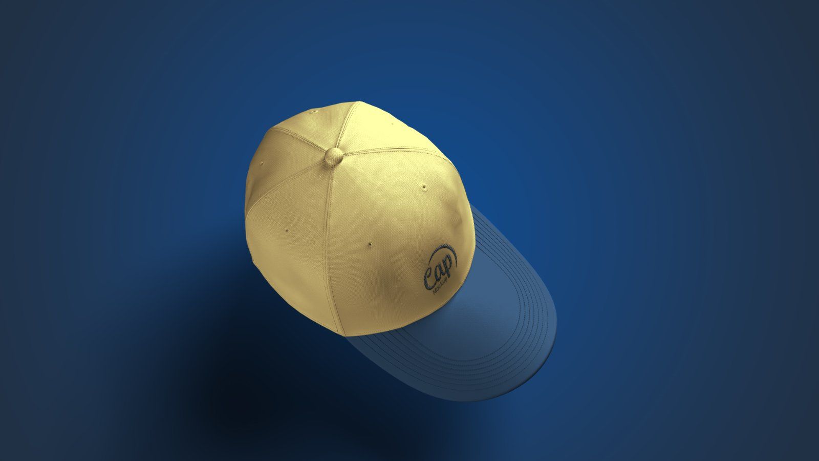Embroidered Cap Mockup – Baseball Hat Branding, 4 PSD Files