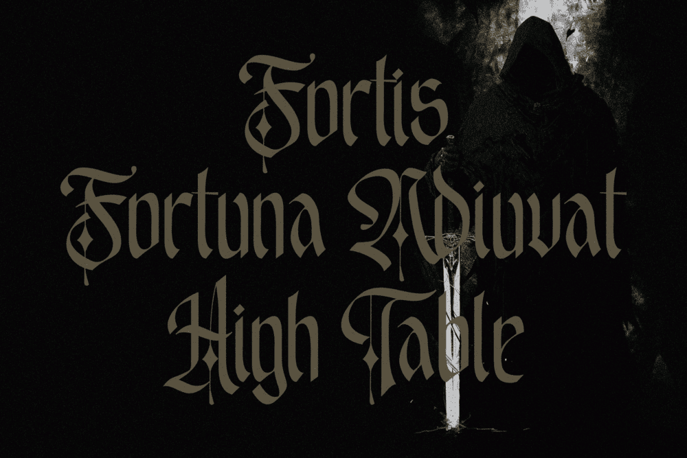 EMXAGE ALDSYB — Modern Medieval Blackletter Font