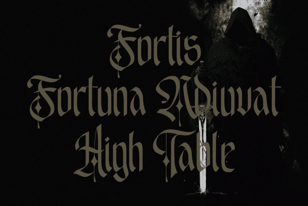 EMXAGE ALDSYB — Modern Medieval Blackletter Font — image 10