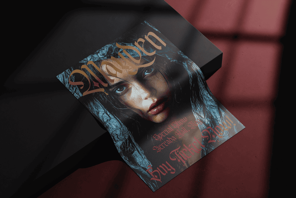 EMXAGE ALDSYB — Modern Medieval Blackletter Font