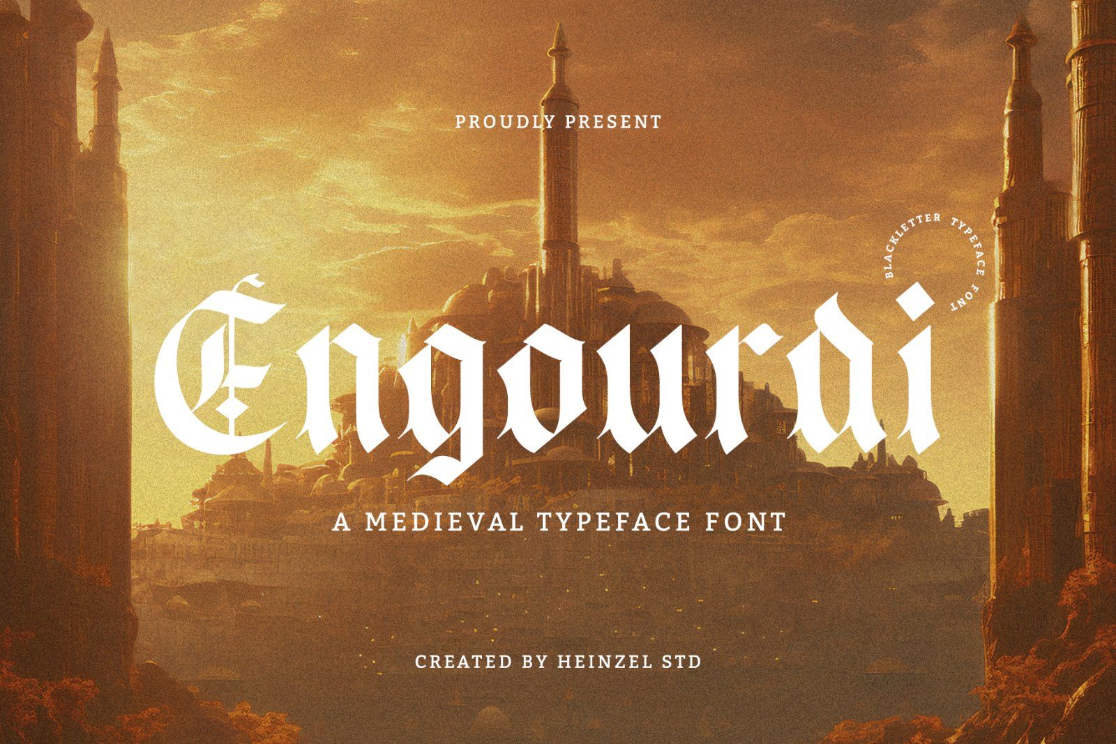 Engourdi Medieval Blackletter Font — image 1