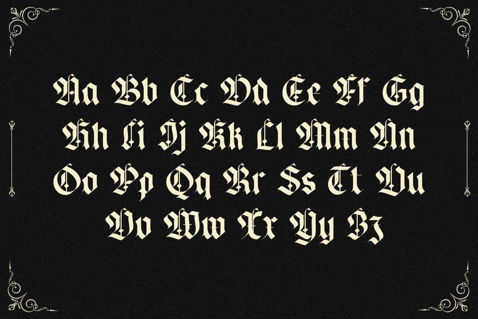 Engourdi Medieval Blackletter Font — image 11