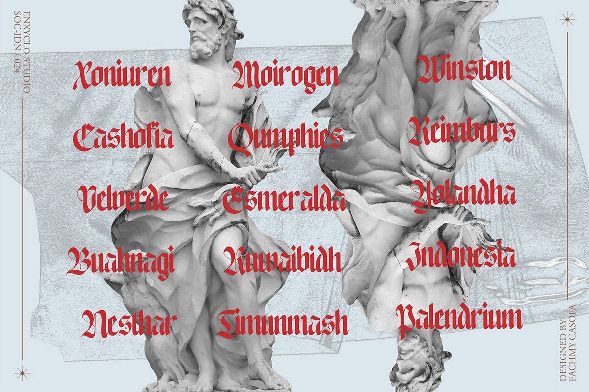 Enigmatic Waesbendiy — Blackletter Font
