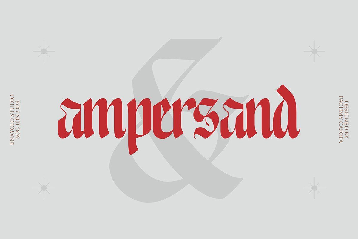 Enigmatic Waesbendiy — Blackletter Font