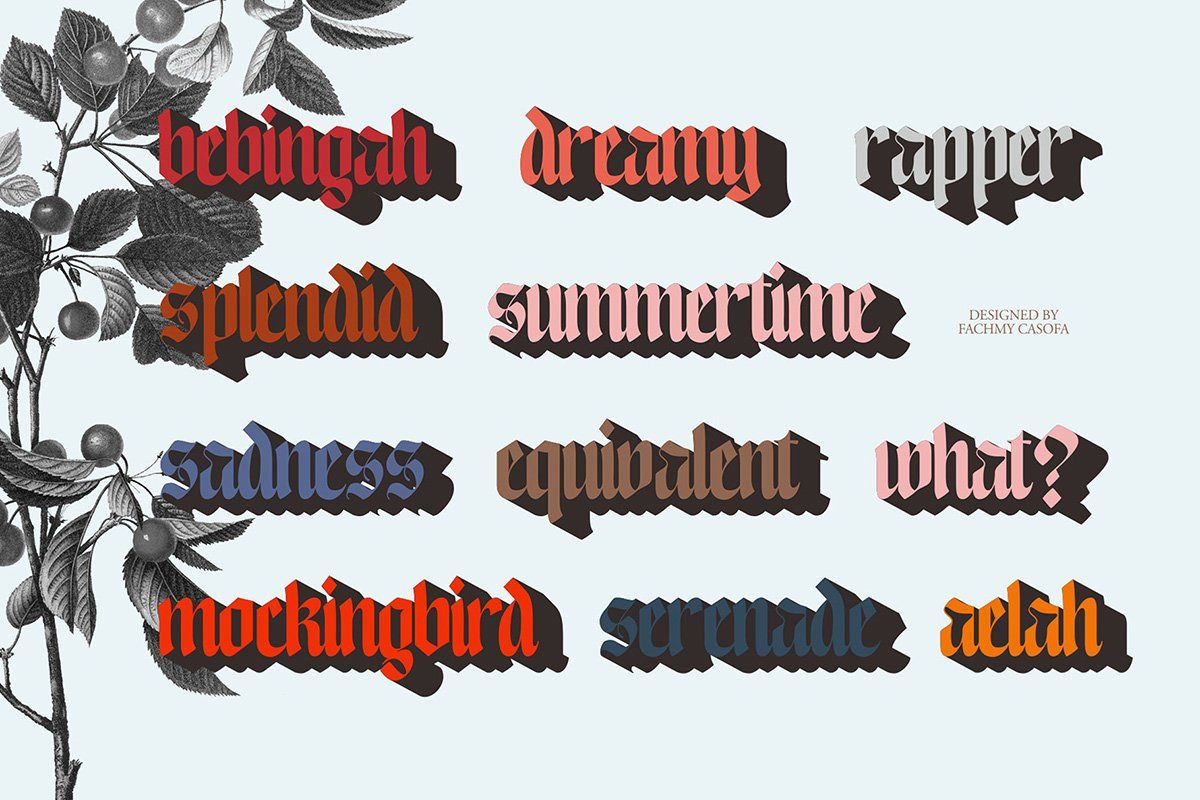 Enigmatic Waesbendiy — Blackletter Font