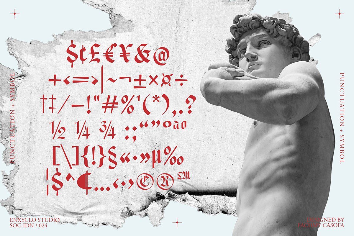 Enigmatic Waesbendiy — Blackletter Font