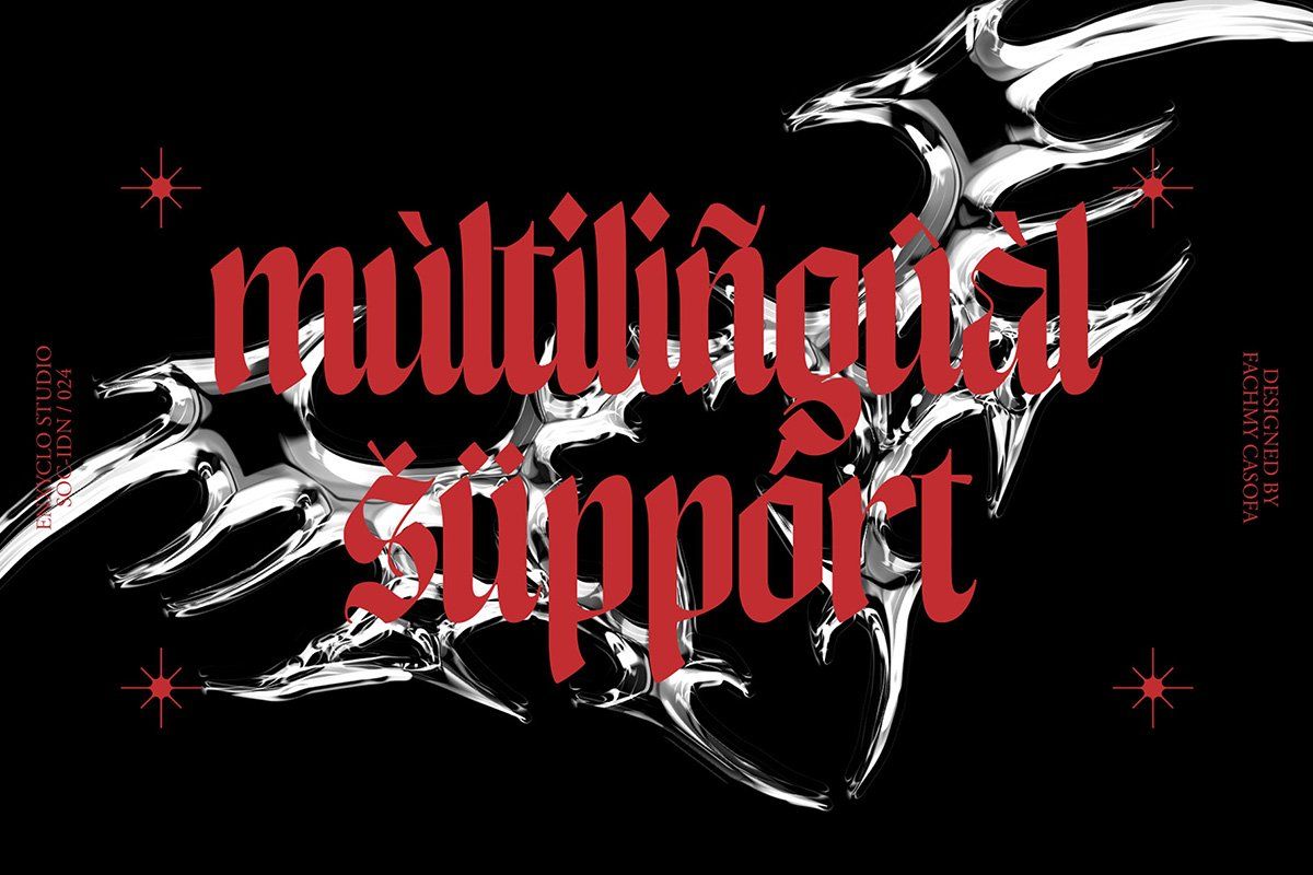 Enigmatic Waesbendiy — Blackletter Font