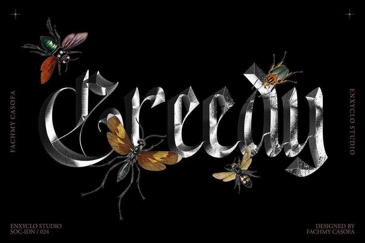 Enigmatic Waesbendiy — Blackletter Font