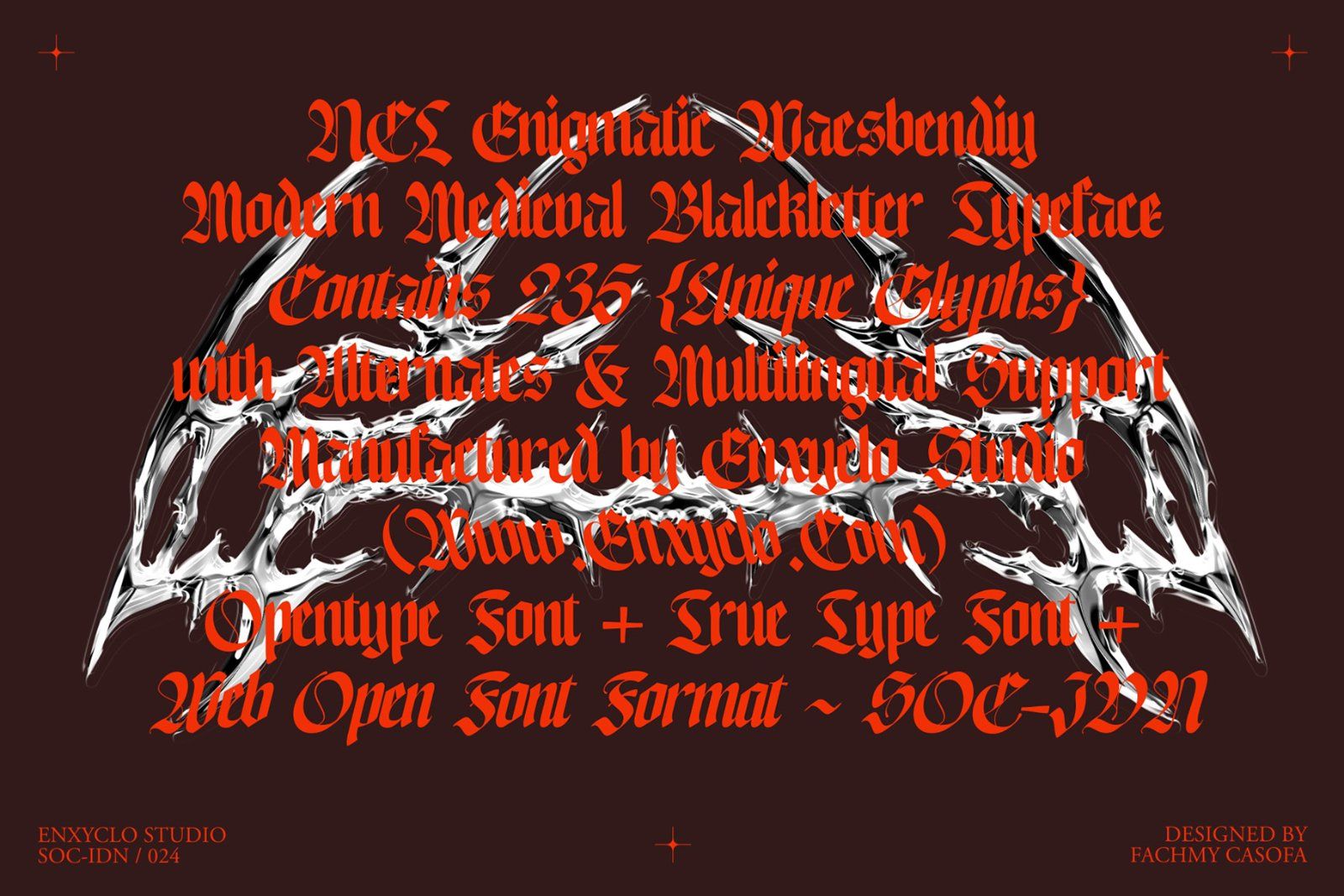 Enigmatic Waesbendiy — Blackletter Font