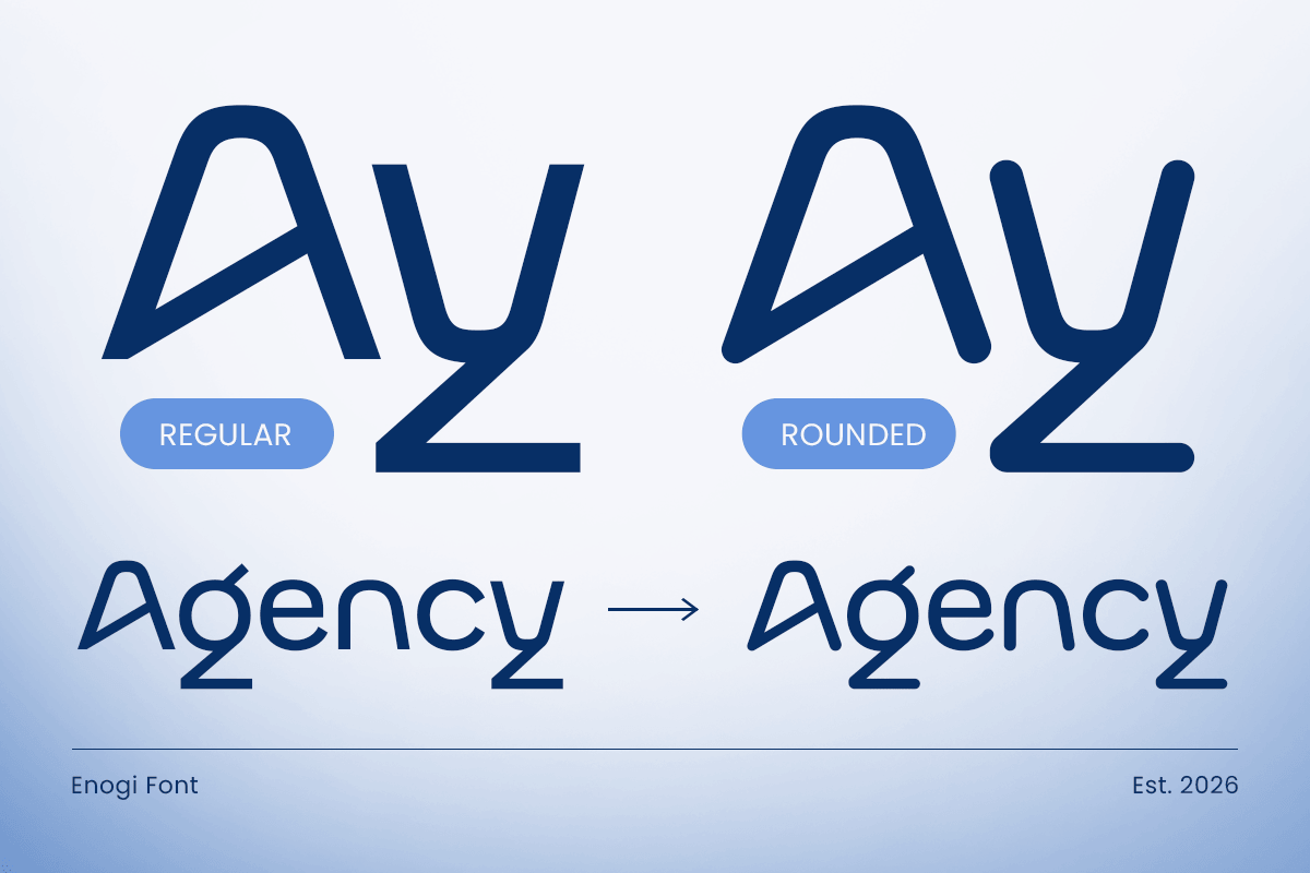 Enogi-Modern Corporate Logo Font — image 13