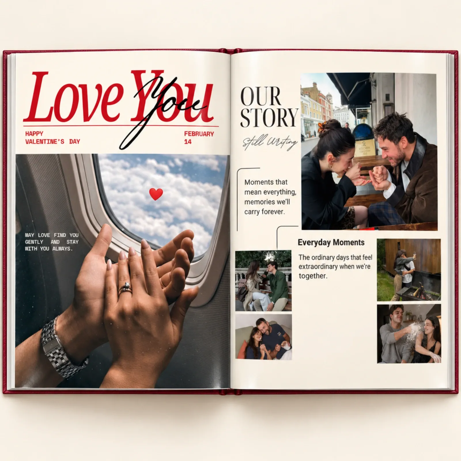 Custom Couple Photo Book Template | Anniversary Gift (Digital Download) — image 6