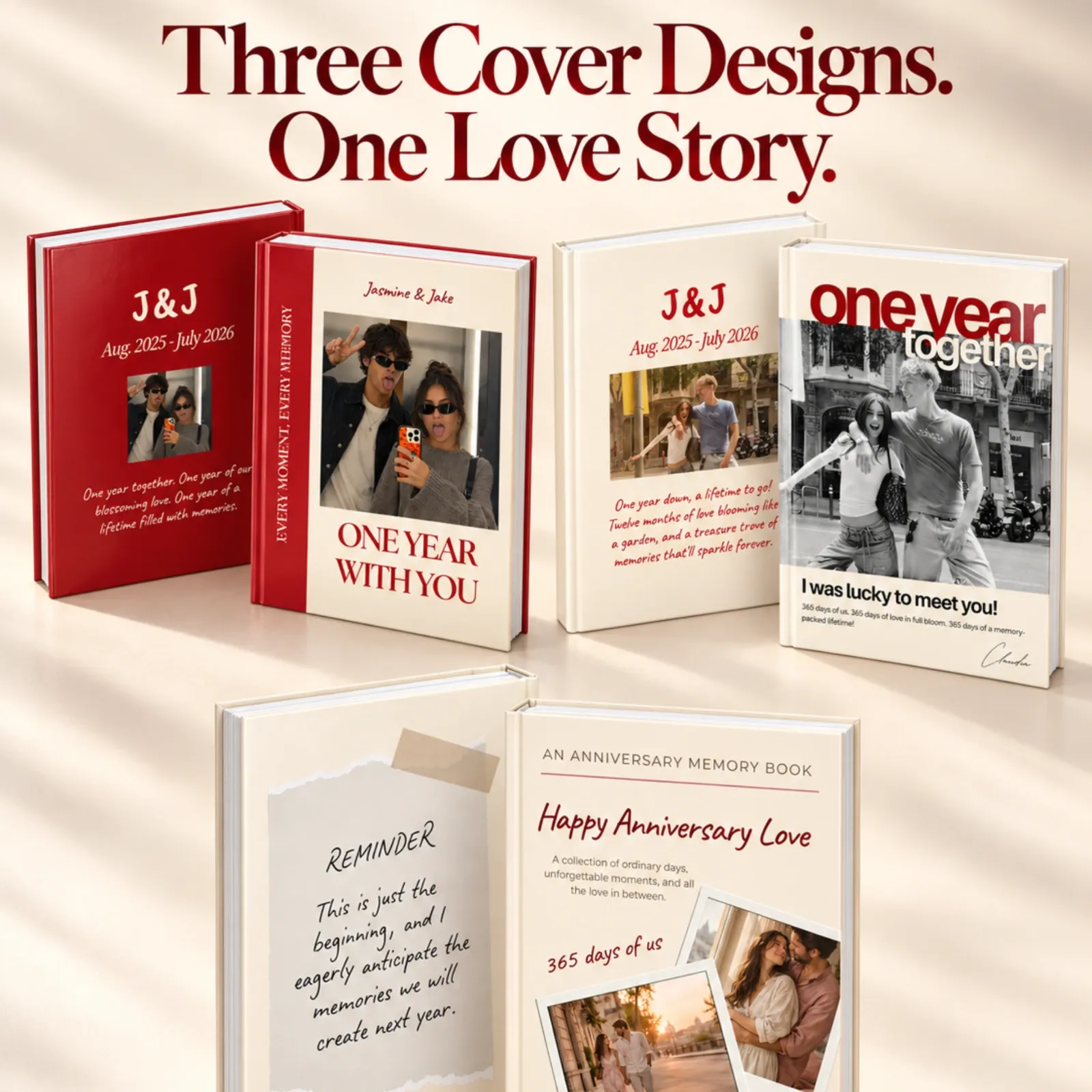 Custom Couple Photo Book Template | Anniversary Gift (Digital Download) — image 7
