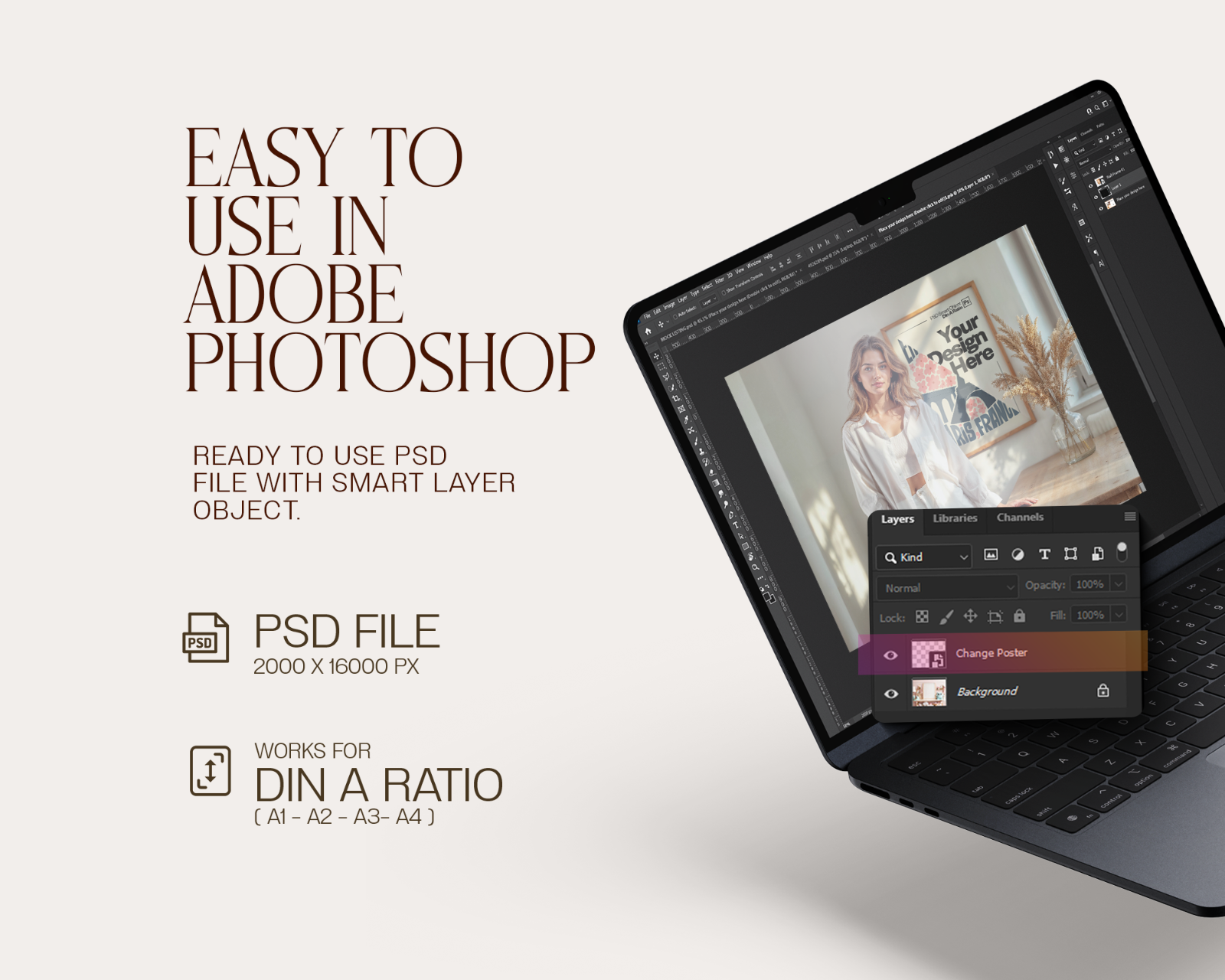 500+ Wall Art Frames Mockup PSD Bundle Set (Digital Download)