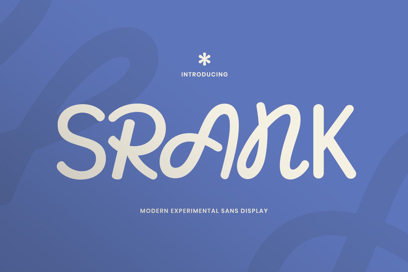 Srank - Experimental Sans Font — image 1