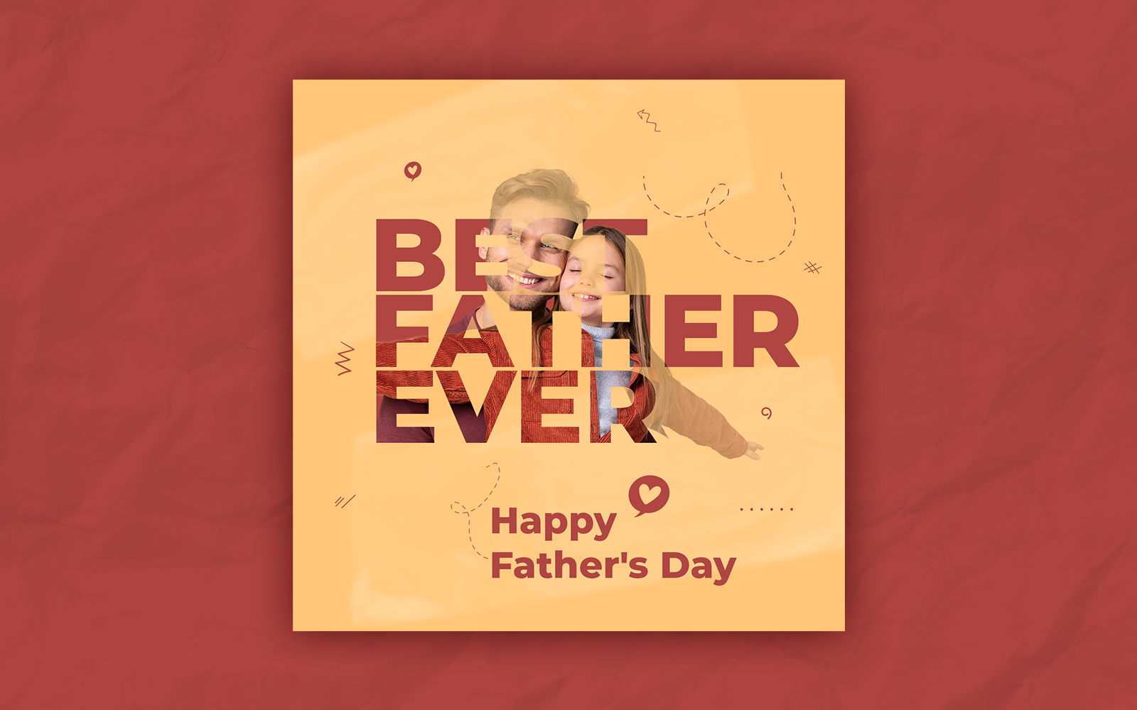 Fathers Day Social Media Template-22-057