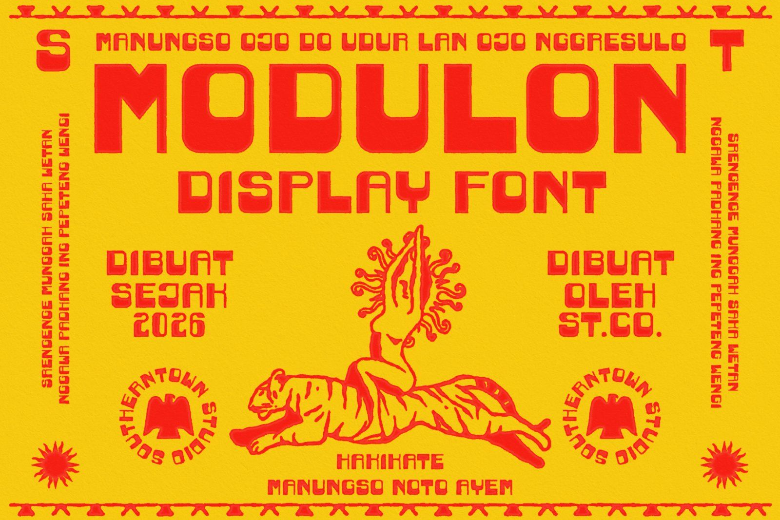 MODULON Display Font — image 1
