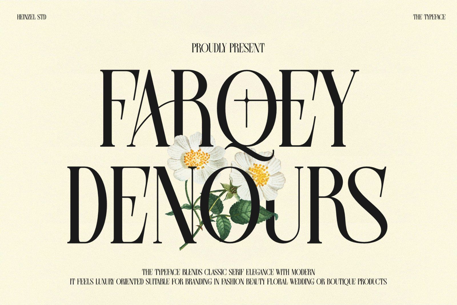 Farqey Denours Modern Serif Font — image 1