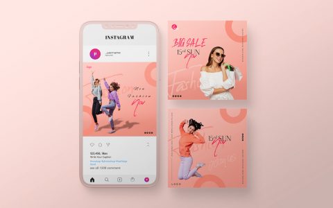 Fashion and Shopping Social Media Template -09-21