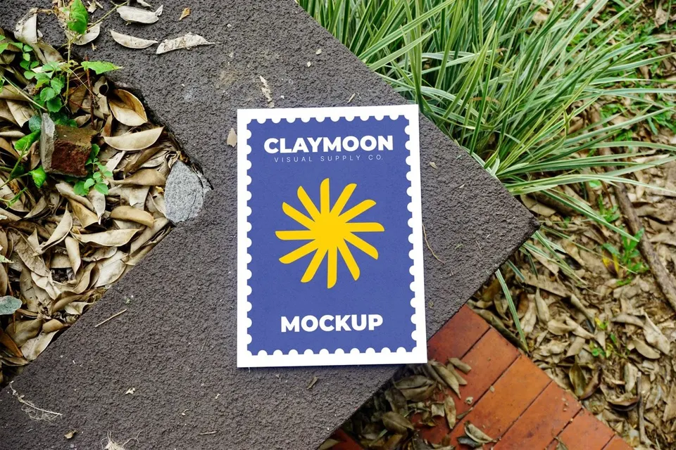 Poster Mockup - Outdoor Garden Stone Series