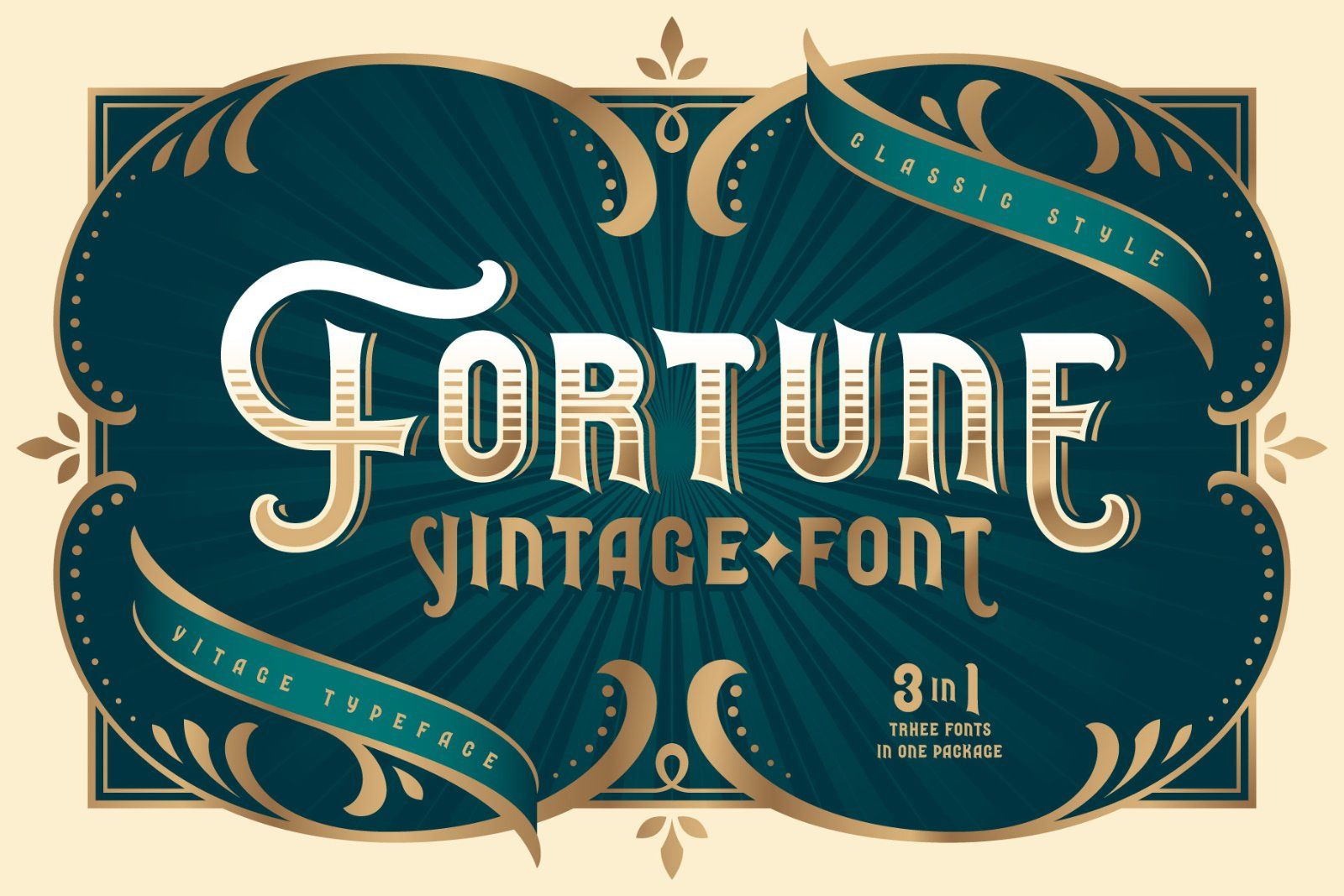 Fortune Vintage Font — image 1