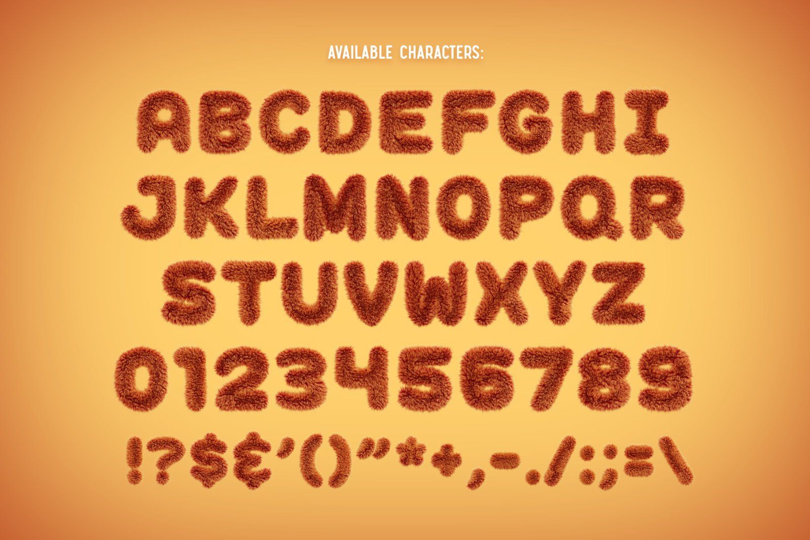 Bushy Fox color font — image 5