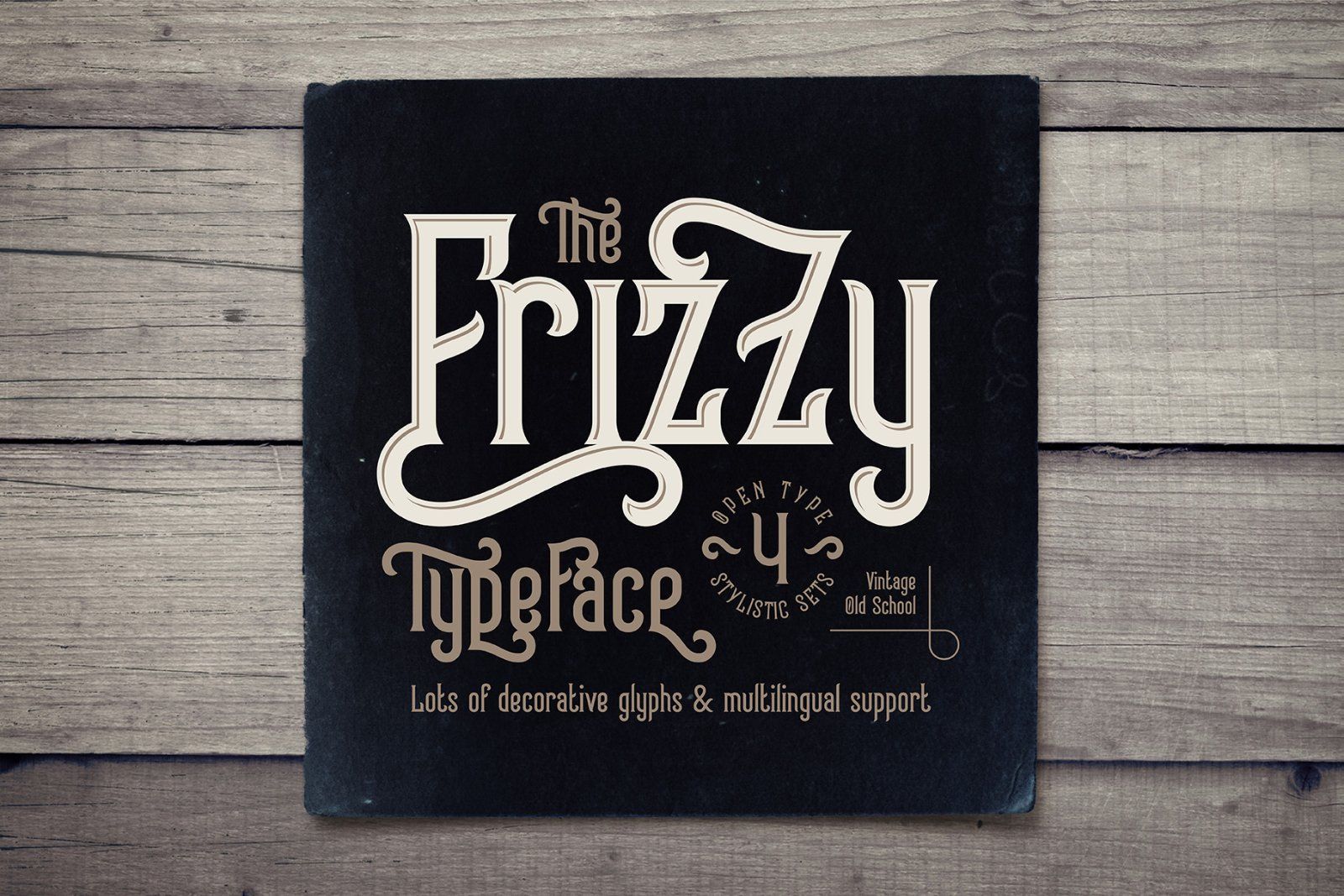 Frizzy vintage font — image 1