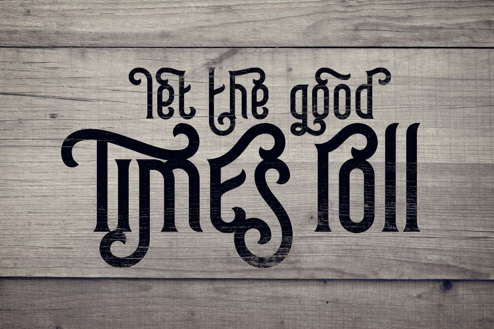 Frizzy vintage font — image 4