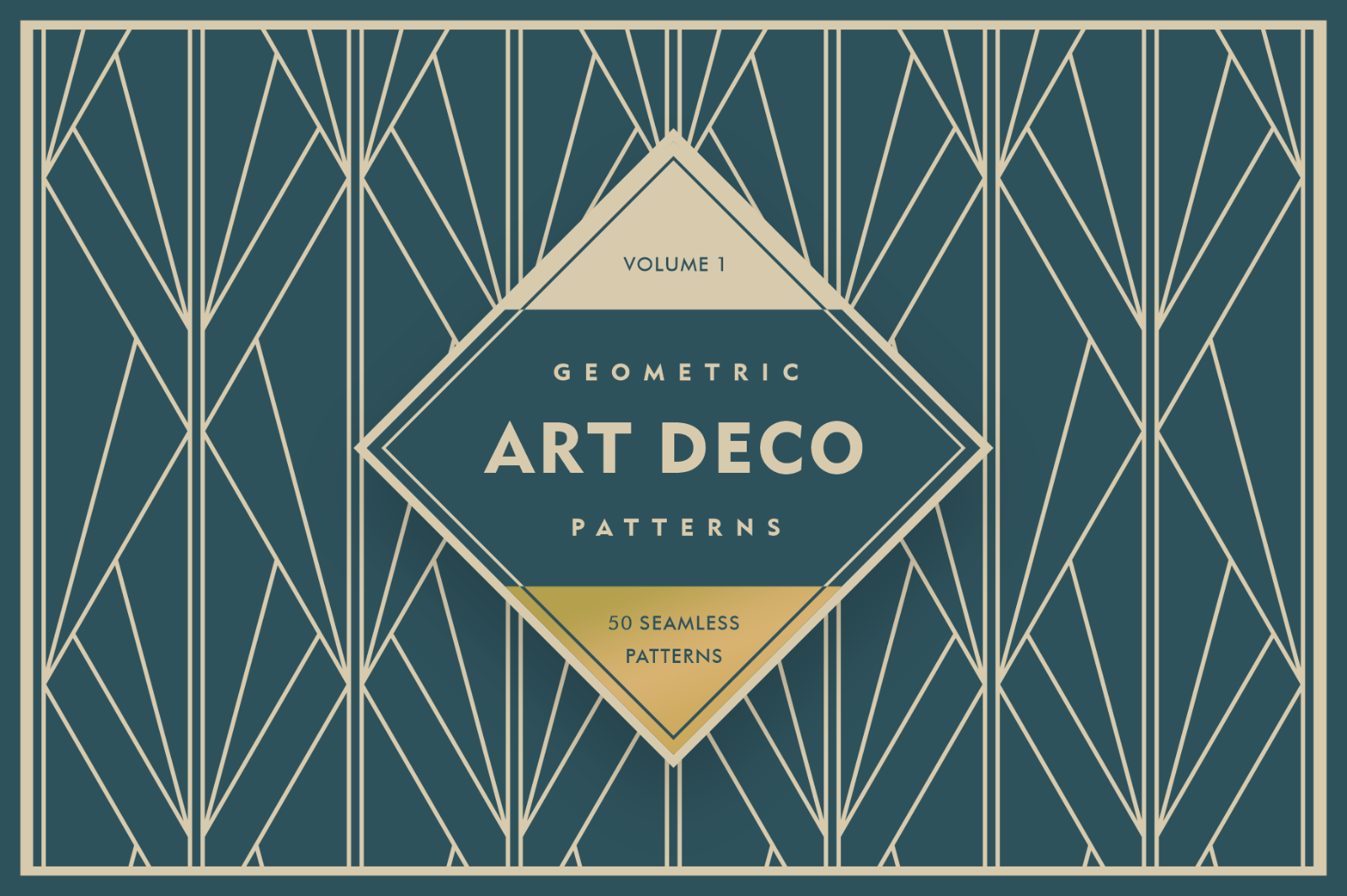 Geometric Art Deco Patterns — image 1