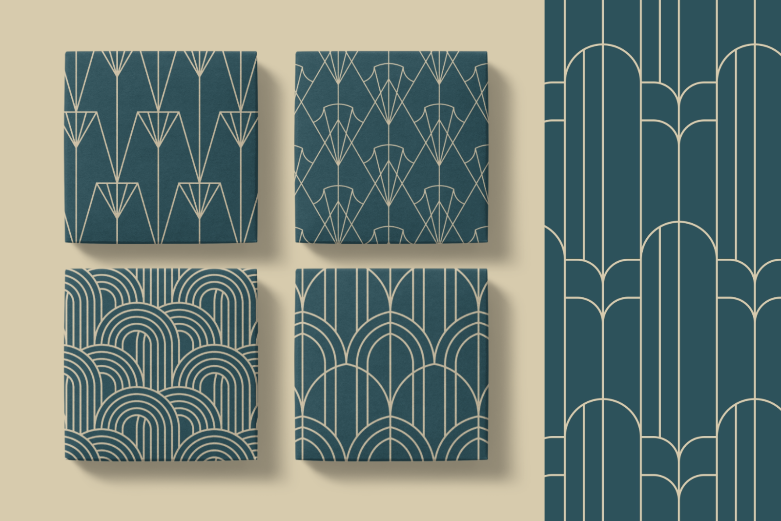 Geometric Art Deco Patterns — image 3