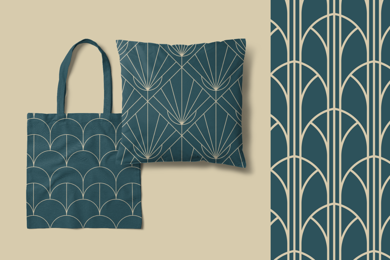Geometric Art Deco Patterns — image 4