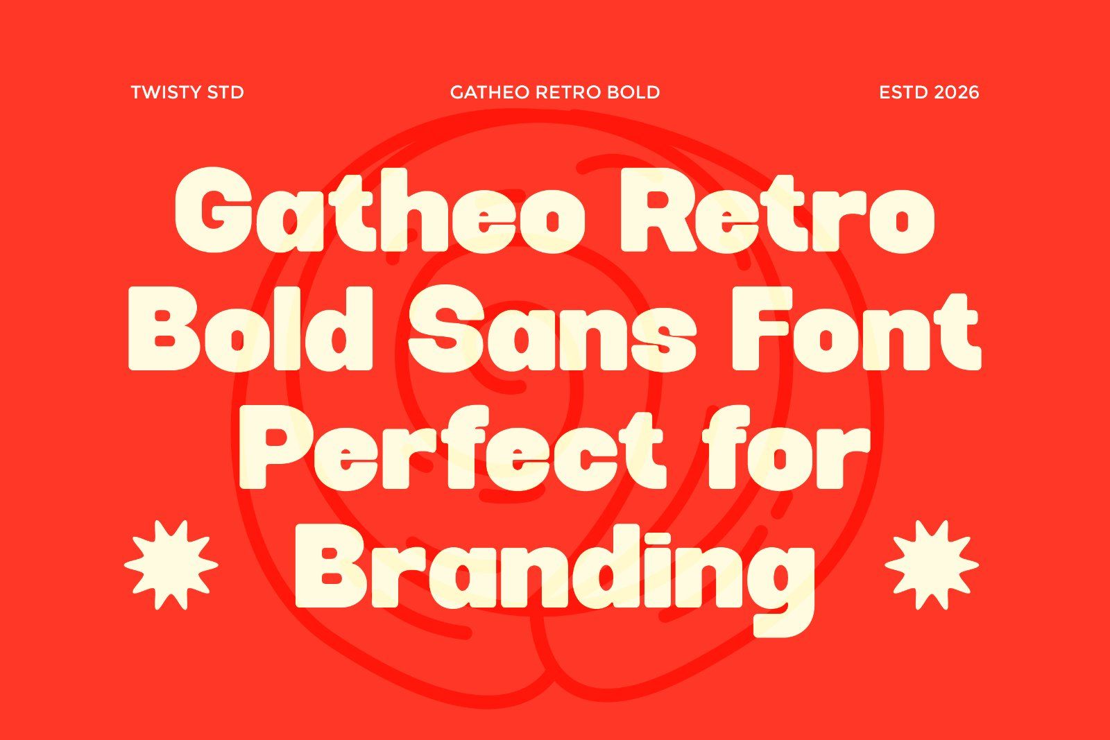 Gatheo - Bold Retro Sans Display Font — image 2