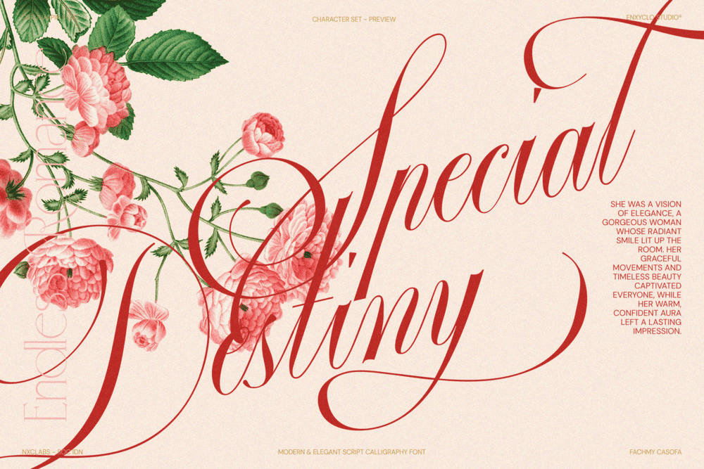 GEFUHATPIN — Elegant Calligraphy Font