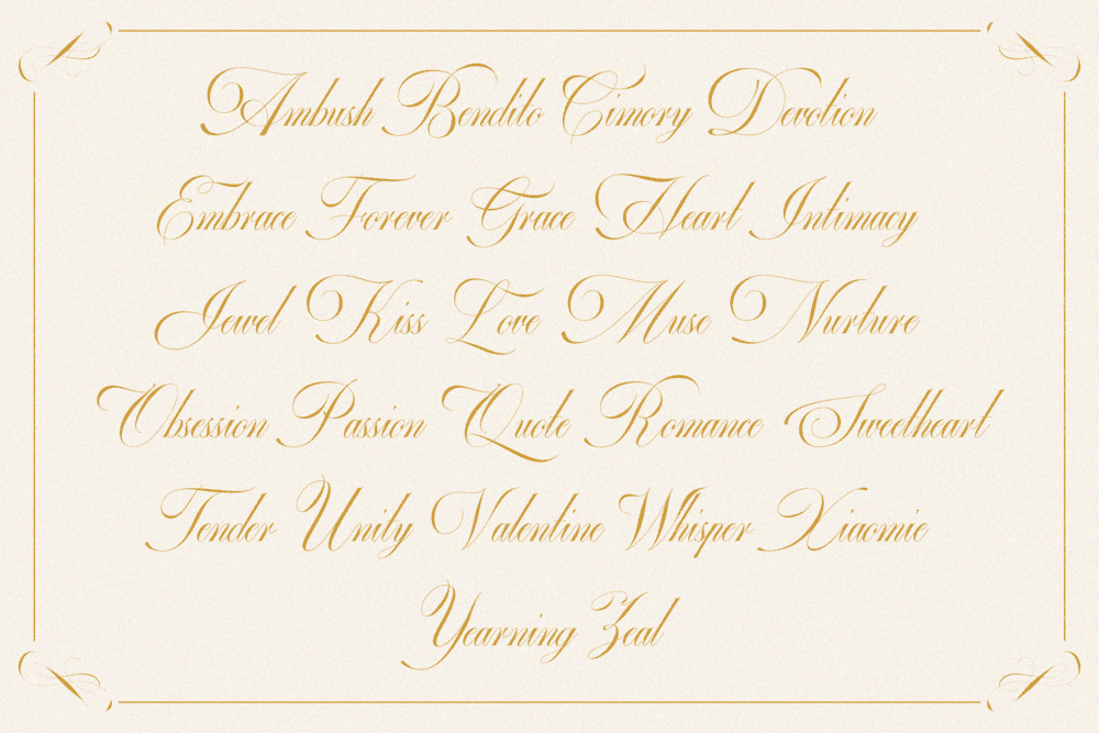 GEFUHATPIN — Elegant Calligraphy Font