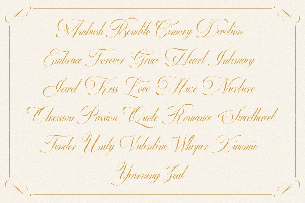 GEFUHATPIN — Elegant Calligraphy Font — image 12