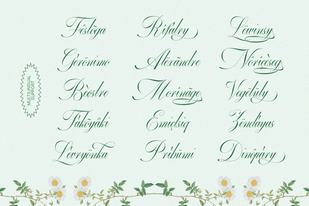 GEFUHATPIN — Elegant Calligraphy Font