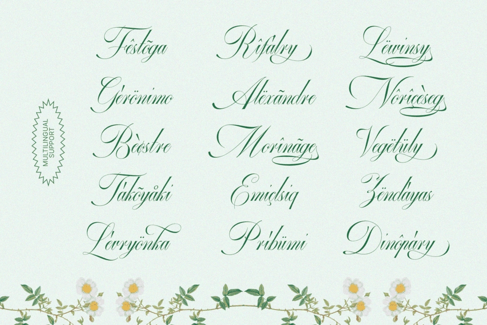 GEFUHATPIN — Elegant Calligraphy Font — image 16