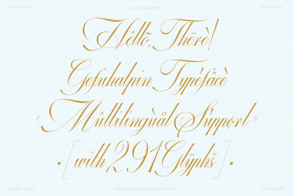 GEFUHATPIN — Elegant Calligraphy Font — image 22