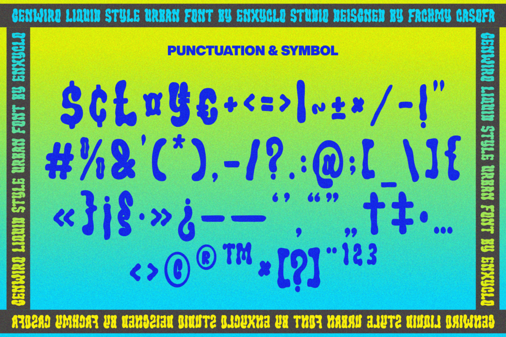 Genwiro — Urban Font