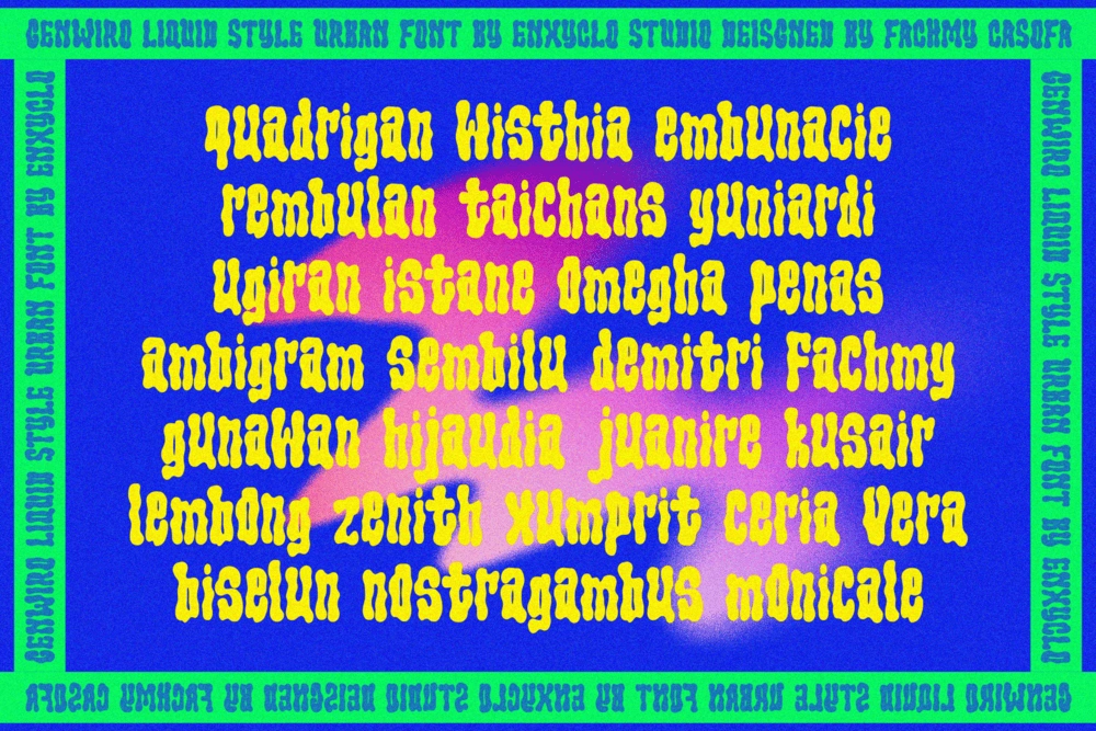 Genwiro — Urban Font — image 8