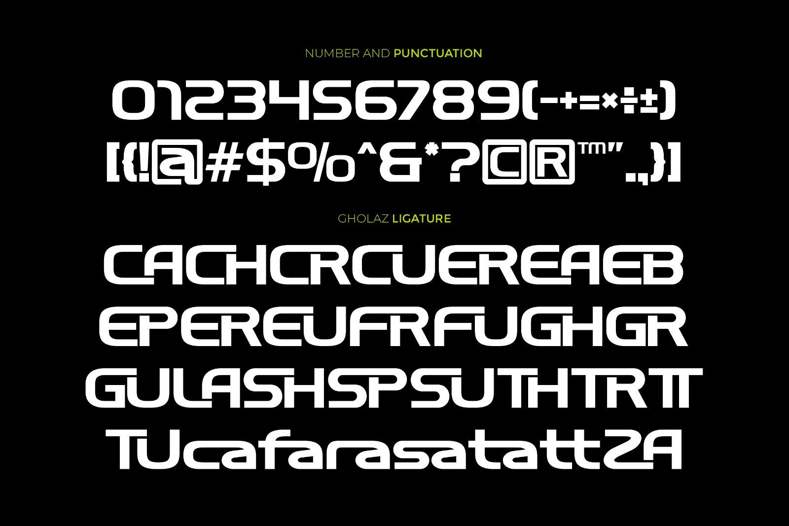 Gholaz - Sport Display Font — image 8