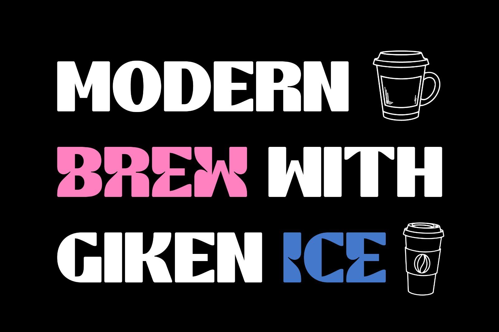 Giken - Bold Sans Serif Font — image 2