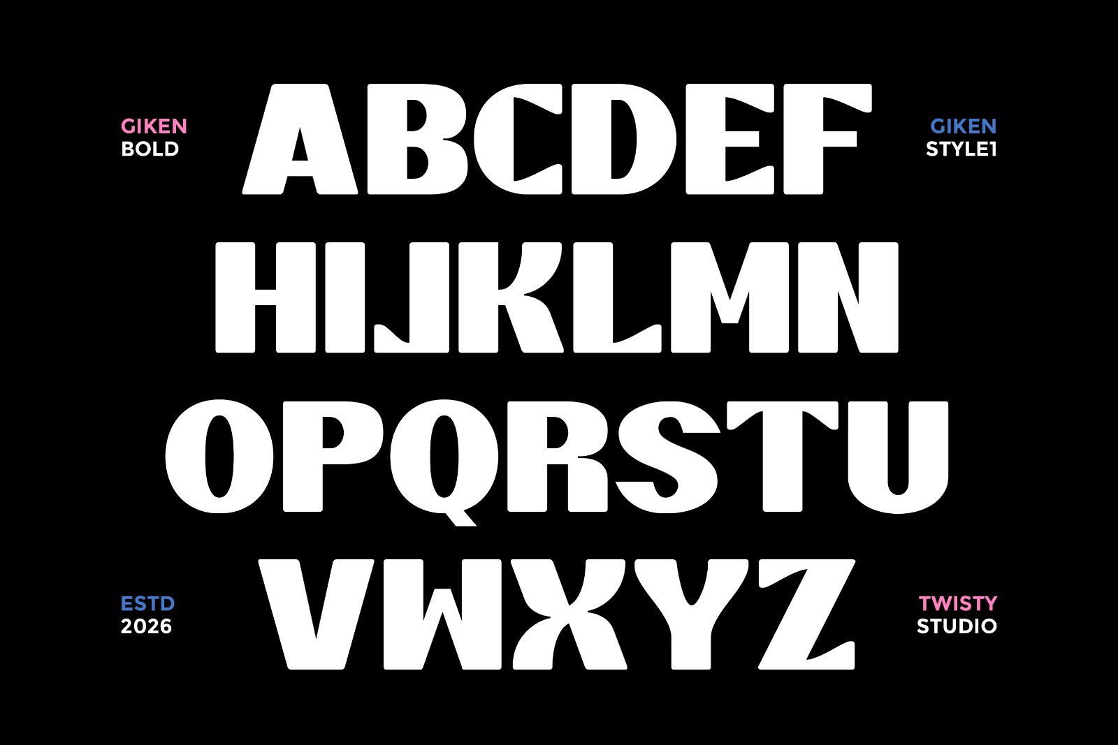 Giken - Bold Sans Serif Font — image 7