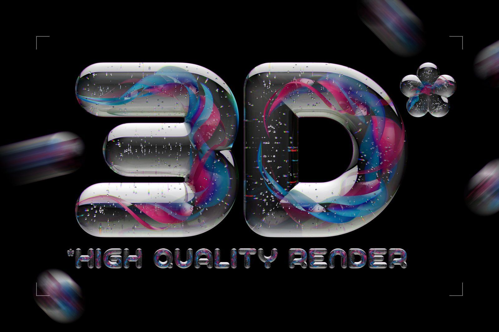 Glass Marbles — Color Bitmap Font — image 3