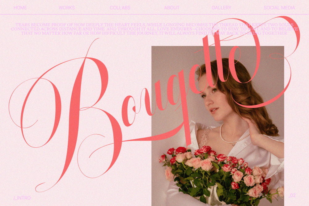 GLOWING ROMANCE — Calligraphy Luxury Font