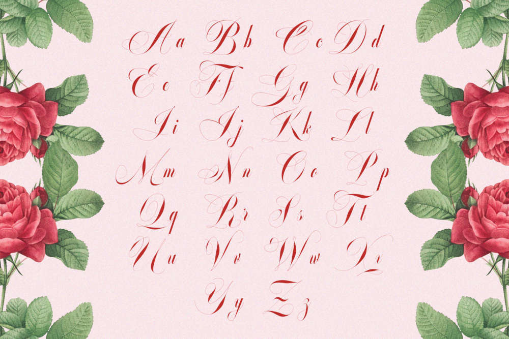 GLOWING ROMANCE — Calligraphy Luxury Font