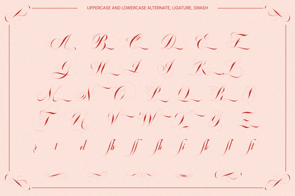 GLOWING ROMANCE — Calligraphy Luxury Font
