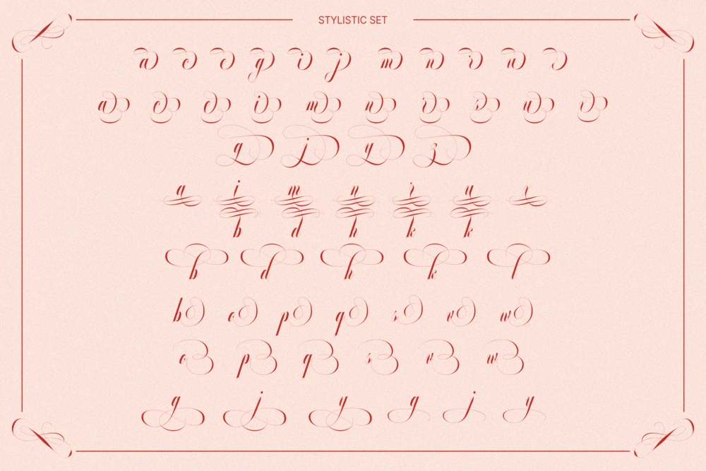 GLOWING ROMANCE — Calligraphy Luxury Font — image 18