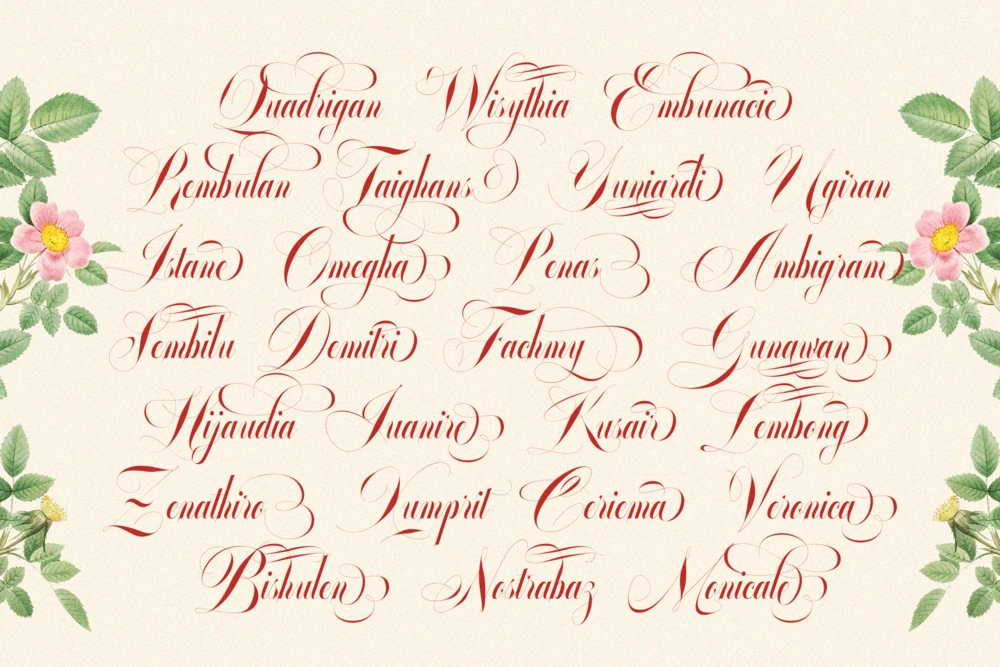 GLOWING ROMANCE — Calligraphy Luxury Font — image 19