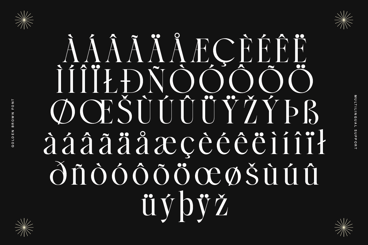 Golden Brown - Modern Serif Typeface — image 20