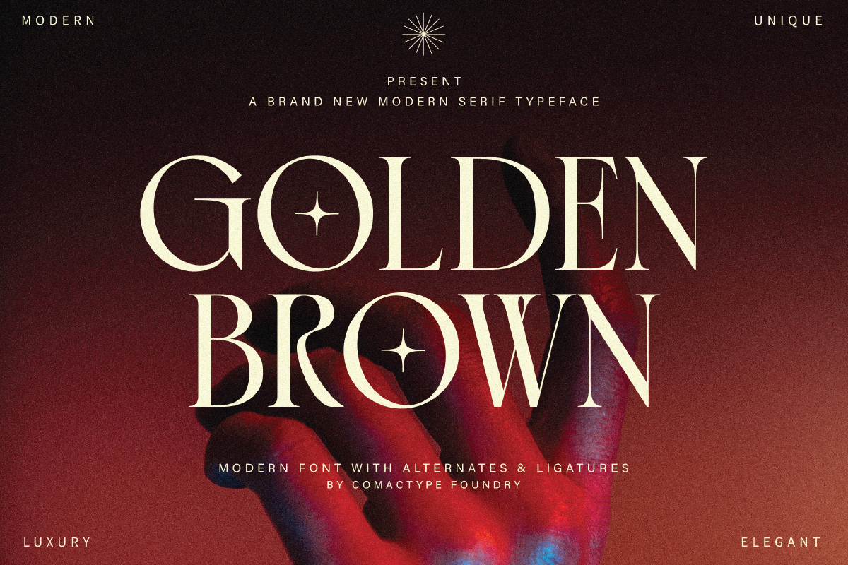 Golden Brown - Modern Serif Typeface — image 1